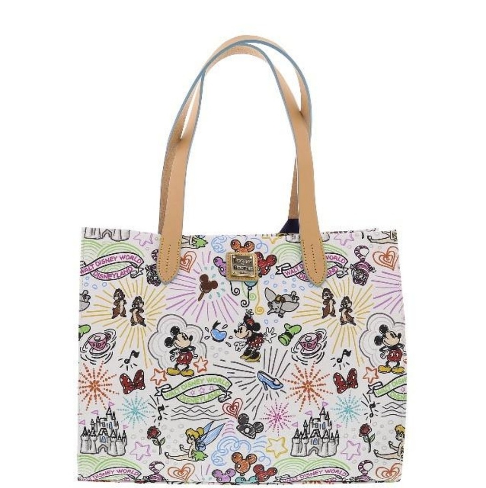 Authentic Disney Dooney and Bourke Sketch tote bag